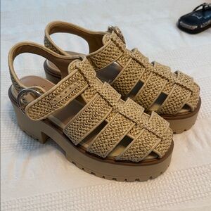 Wild Fable Tan Woven Sandals